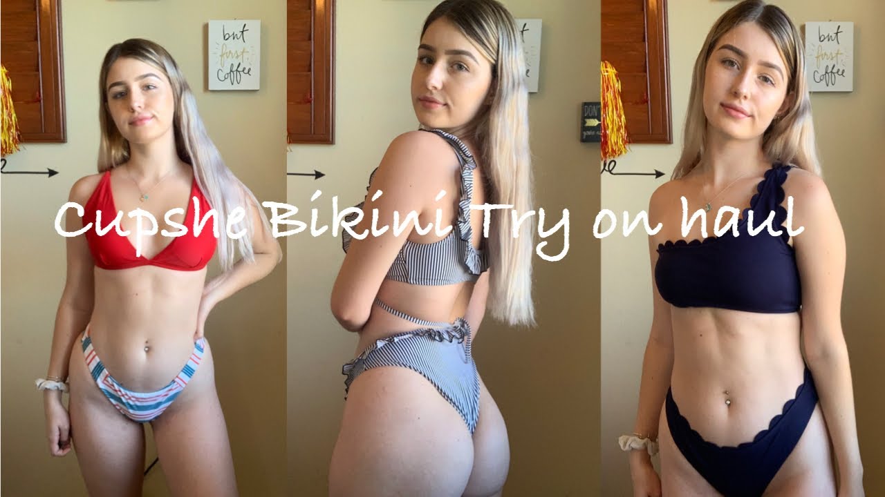 Cupshe Bikini Swimsuit Try-On Haul | Kalee