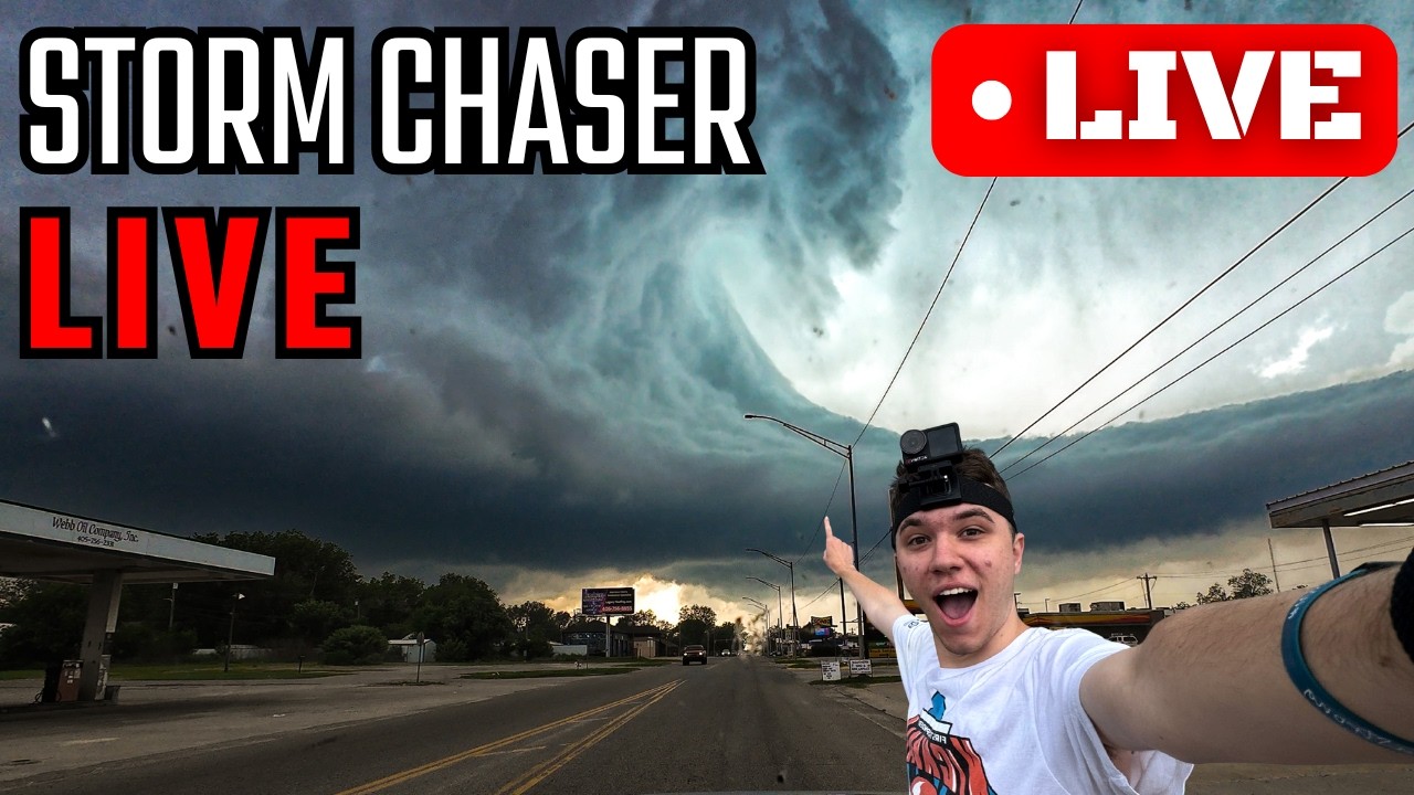 🔴 Southern Plains Storm Chase! - LIVE Storm Chaser