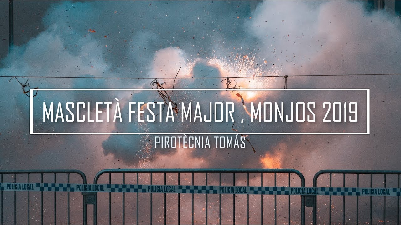 Mascletà Festa Major els Monjos 2019 -  Pirotècnia Tomás