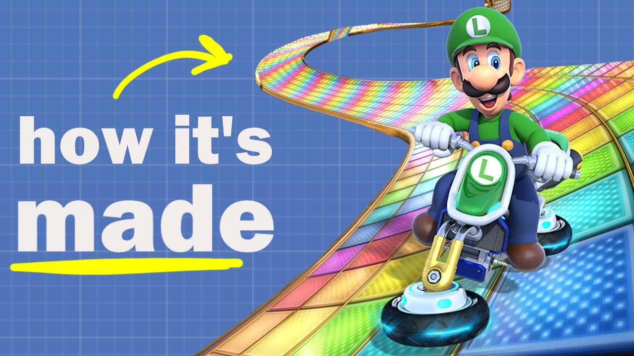 Как создаются трассы Mario Kart