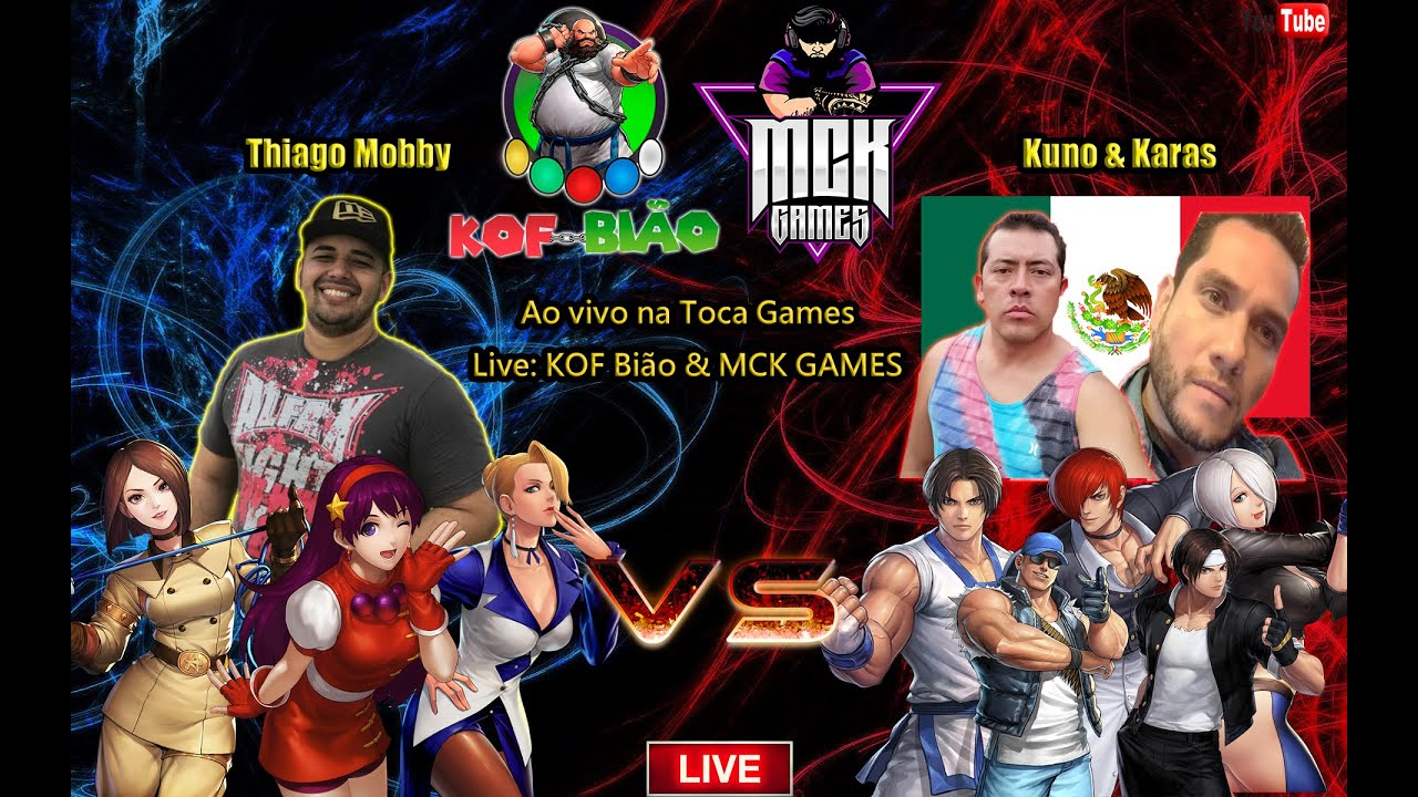 🛑Toca Games🛑 🏆Live#424  🛑 Kuno & Karas 🆚 Mobby FT20 KOF 98 🛑🔥