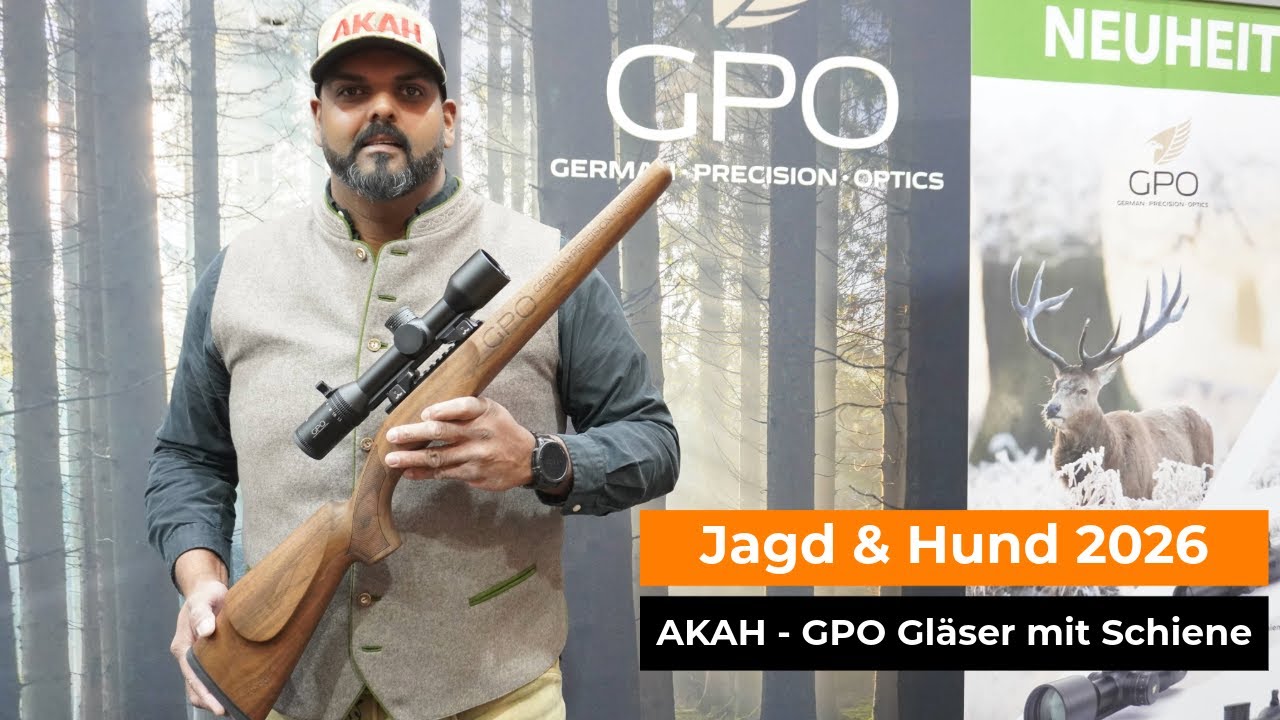 Jagd & Hund 2026: GPO Spectra 8x Gl&auml;ser sowie das Spectra 6x 2-12x50i jetzt auch mit Schiene