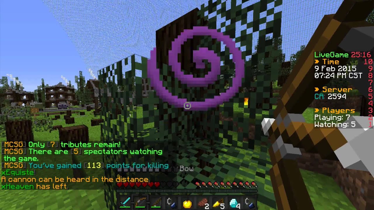 Minecraft Survival Games E141 - 1.8 and I have a cough :)