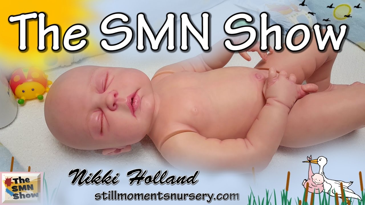 Full silicone-like vinyl reborn baby doll - The SMN Show #388