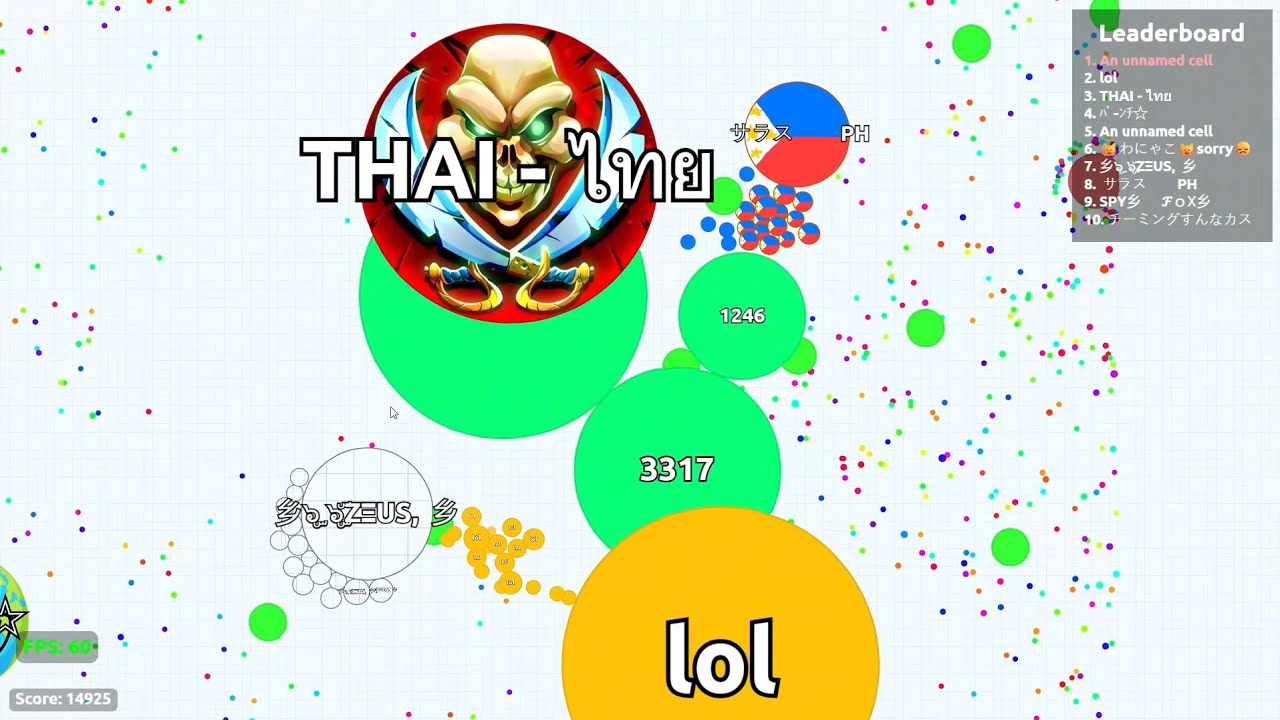 Agar.io - Fighting Asians So You Don't Have To