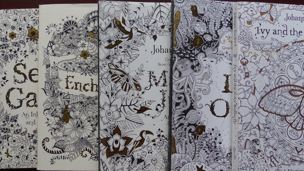 30 COMPLETED PAGES IN JOHANNA BASFORD'S BOOKS