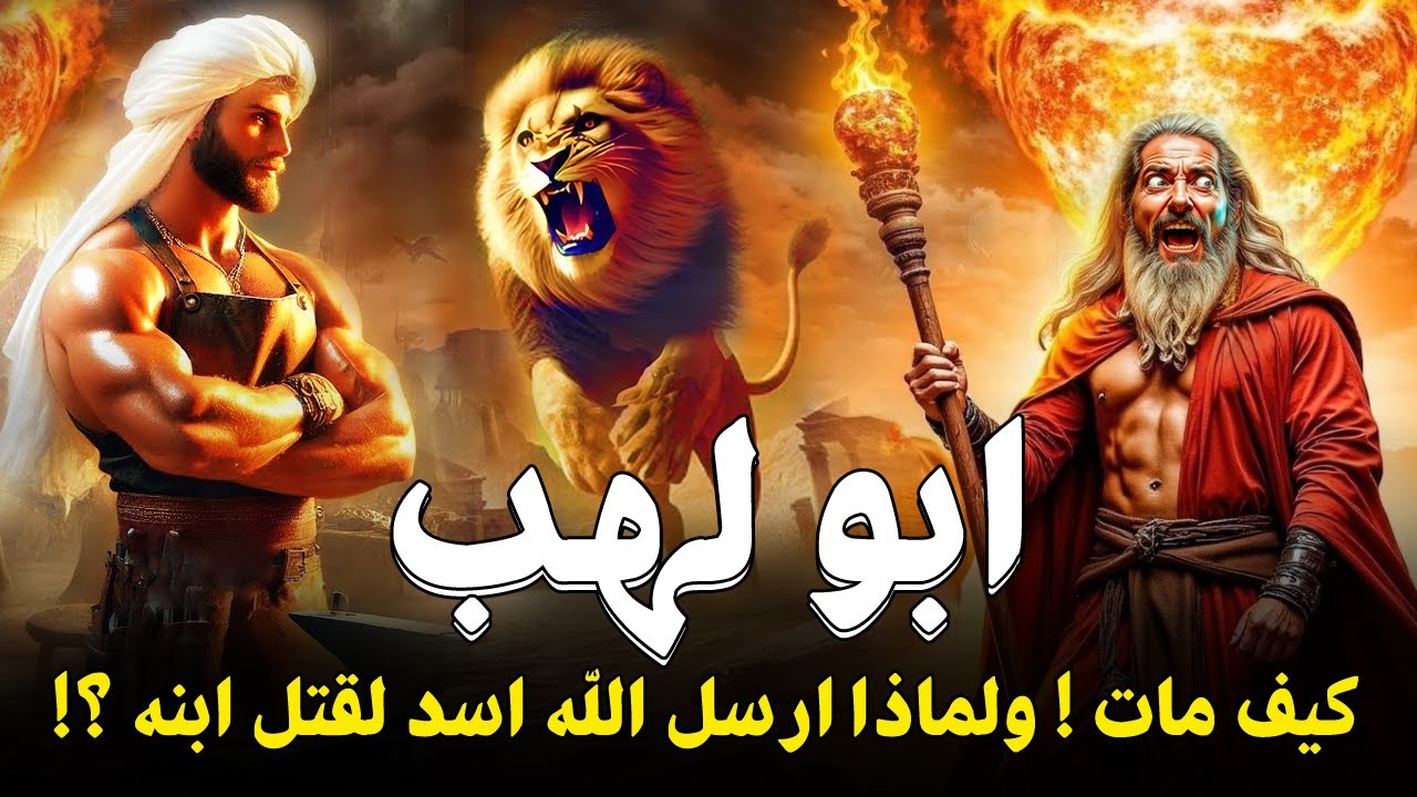 كيف مـ.ـات ابو لهب أول عدو فى الإسلام ؟ ولماذا ارسل الله اسداً للقضاء على ابنه عتيبة ؟! قصة عم النبي
