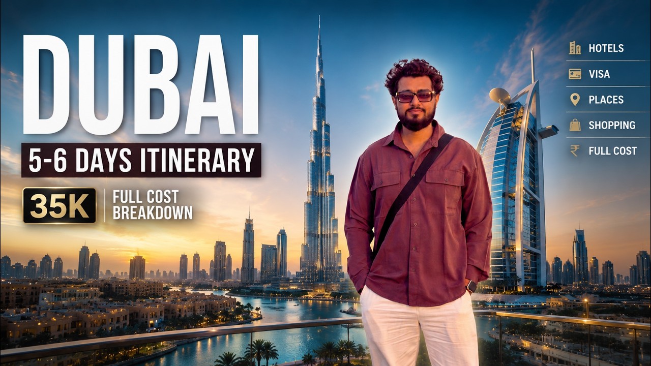 Dubai Travel Guide | Dubai Itinerary & Tour Budget | Dubai Tour Plan 2026 | Dubai Must Visit Places