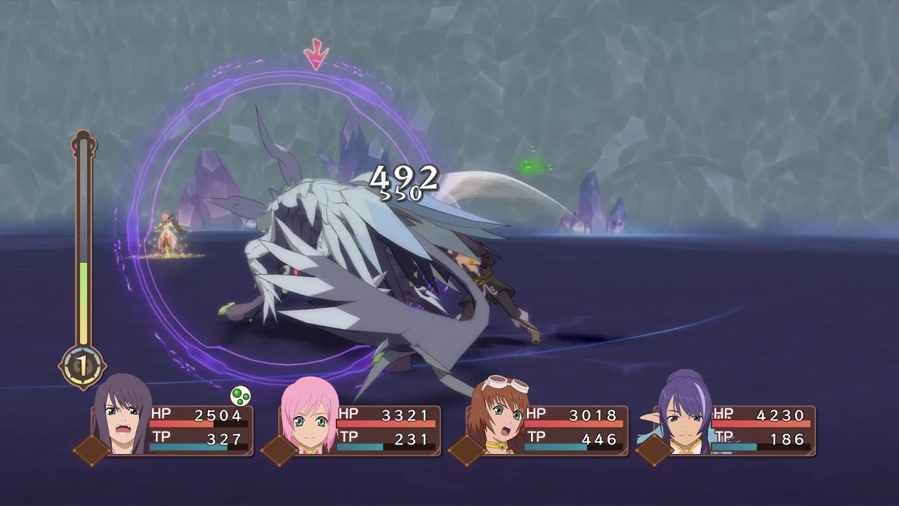 Tales of Vesperia PS4 - Giganto Monsters 06 - Fenrir (Erealumen Crystallands)