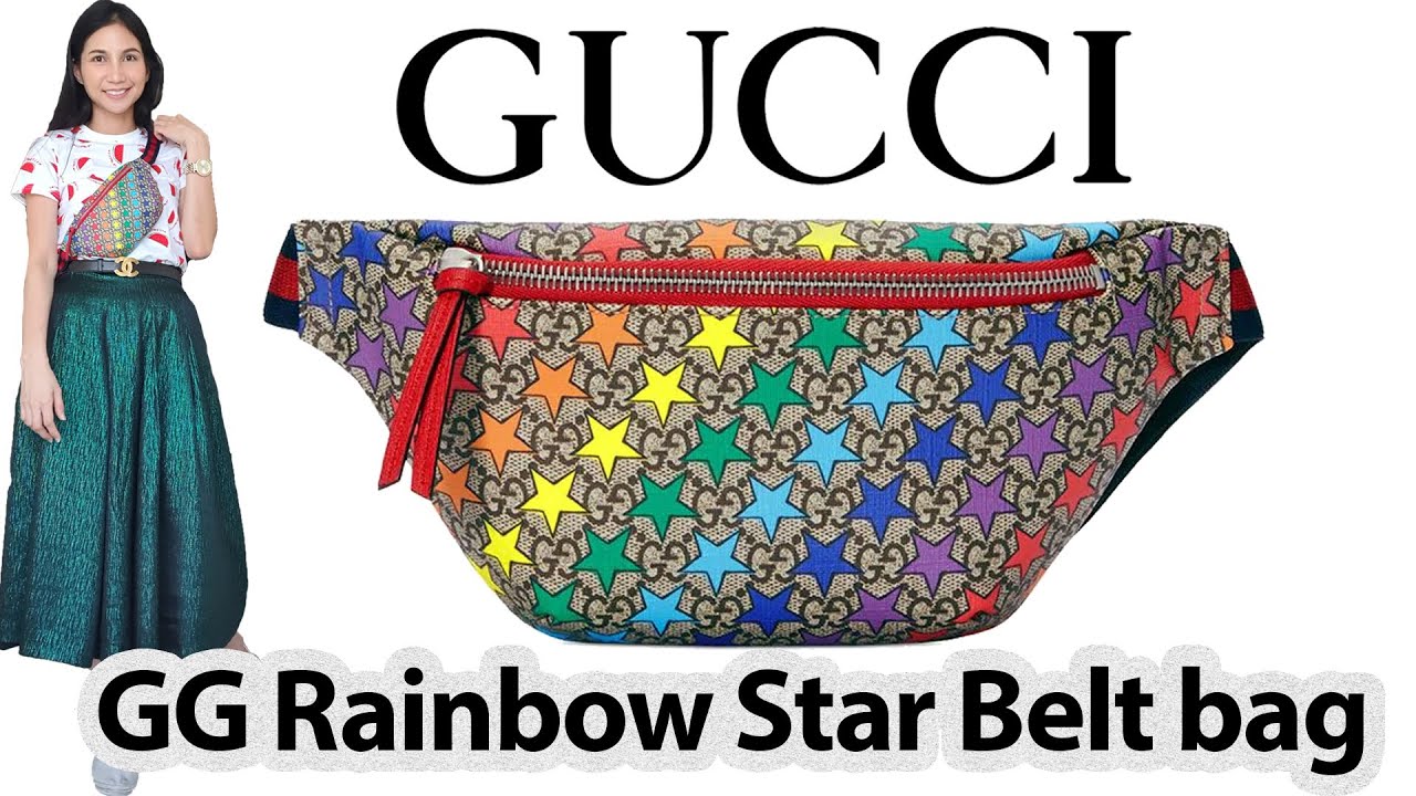 รีวิวกระเป๋ากุชชี่ Gucci Children's GG Rainbow Star Belt Bag