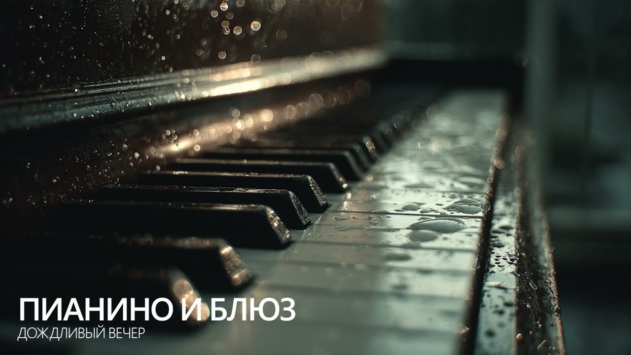 Пианино и блюз 🌧 Дождливый вечер (3 часа)