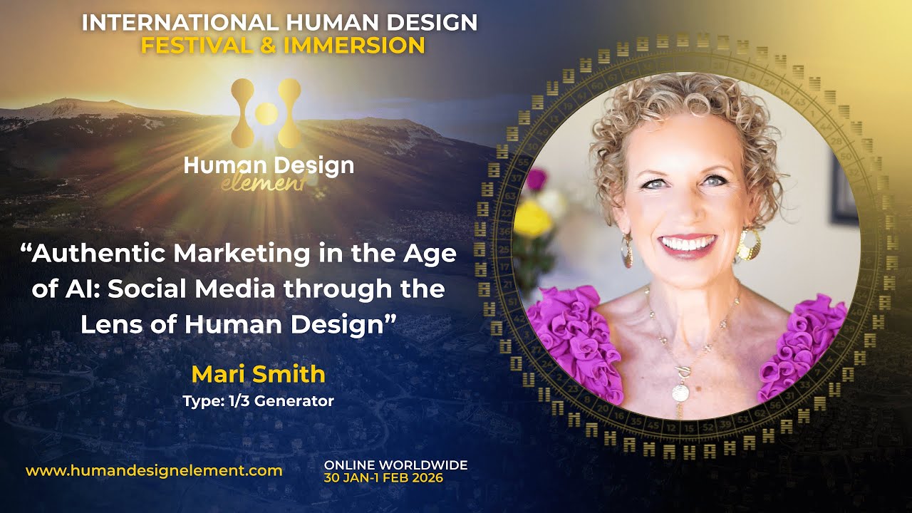 Meet Mari Smith - Speaker at the 2026 International Human Design Festival