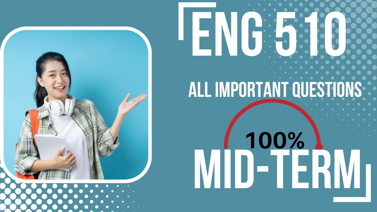 Eng 510 Important Question Repeated in Midterm exams in Urdu and Hindi, Virtual University