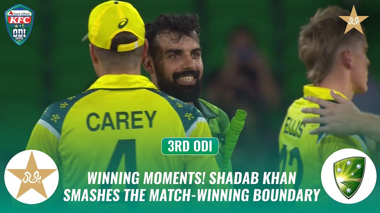 Winning Moments! Pakistan Win The Series 🏆 | Pak vs Aus | Match 03 | ODI Series 2026 | PCB | MZE1K