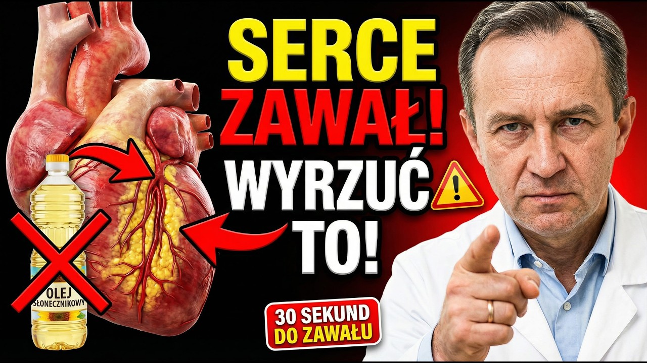 SERCE JAK DZWON PO 60-TCE! Wyrzuć to z diety, a unikniesz zawału | Lekarz ostrzega