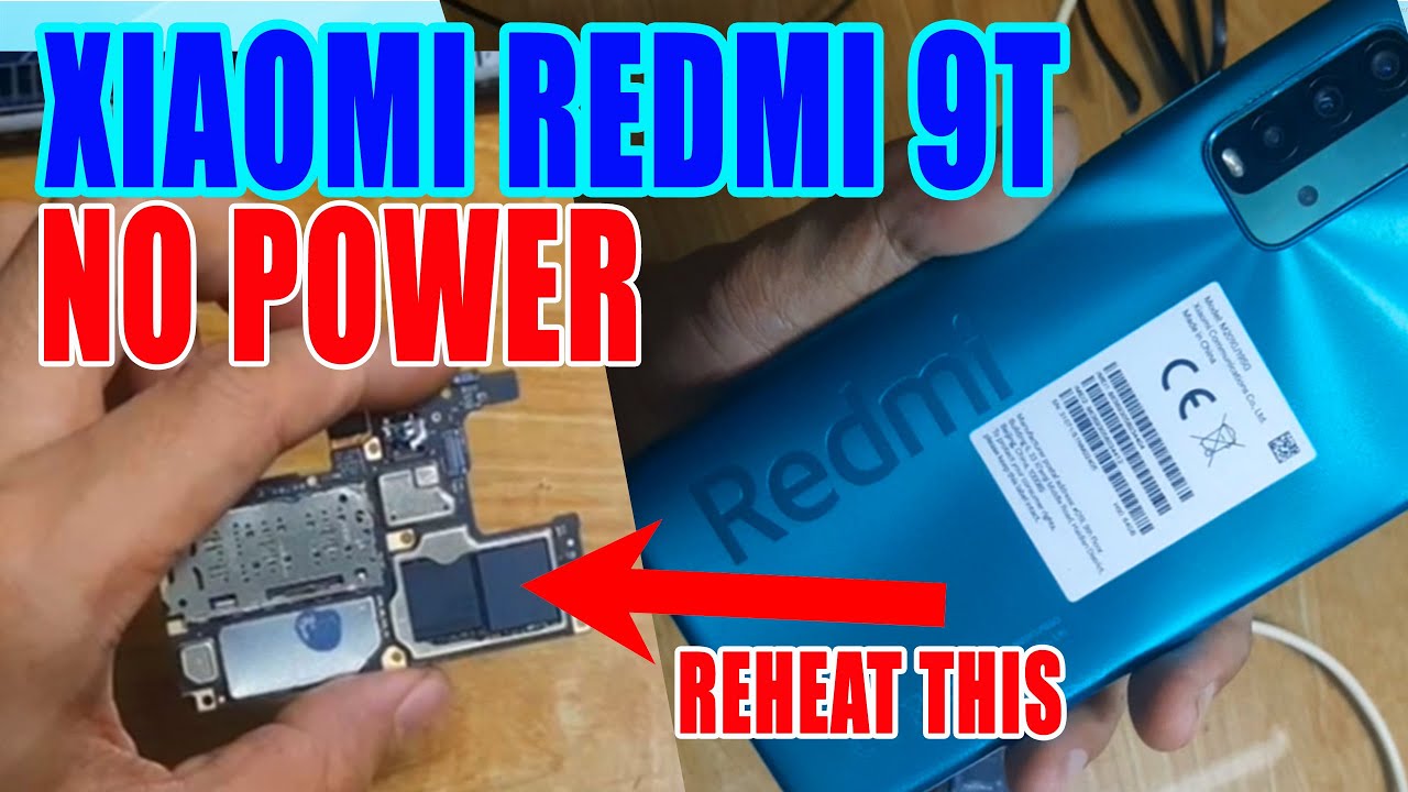 REDMI 9T NOT CHARGING NO POWER