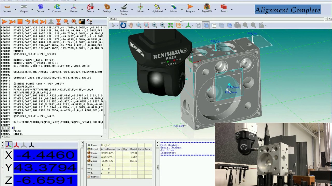 Modus CMM Alignment