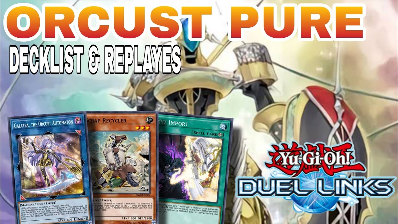 ORCUST PURE DECK VS TOP TEIR DECKS IN RANKED DUEL [Yu-Gi-Oh] Duel Links.