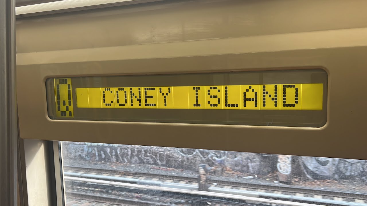 R46 (Q) Train Ride From 96th Street/2nd Avenue to Coney Island-Stilwell Avenue.