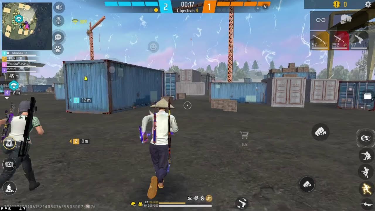 FREE FIRE GAME PLAY BY GAMING PC . LIVE..