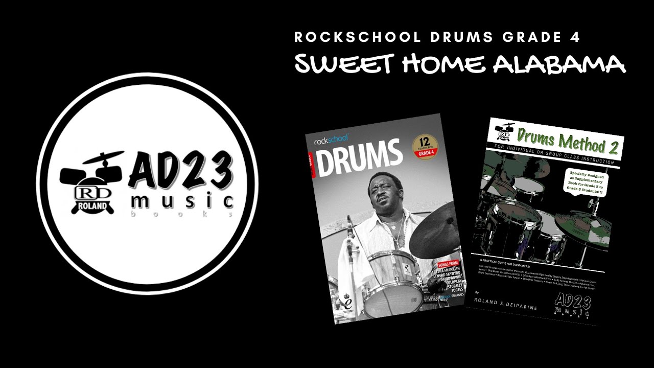 SWEET HOME ALABAMA (With Vocals) | Rockschool Drums Grade 4
