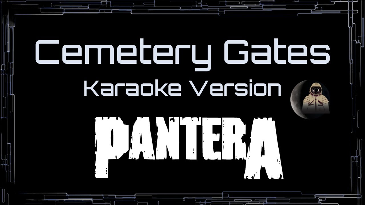 Pantera • Cemetery Gates (CC Karaoke / Instrumental) [UVR]