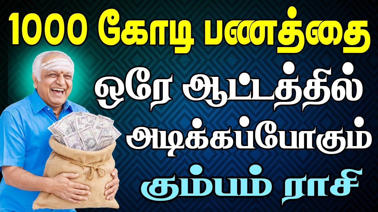 உலக வரலாற்றிலே இப்படியொரு அதிஷ்டம் எவனுக்கும் வந்ததில்லை | Kumbam Rasi | கும்பம் ராசி