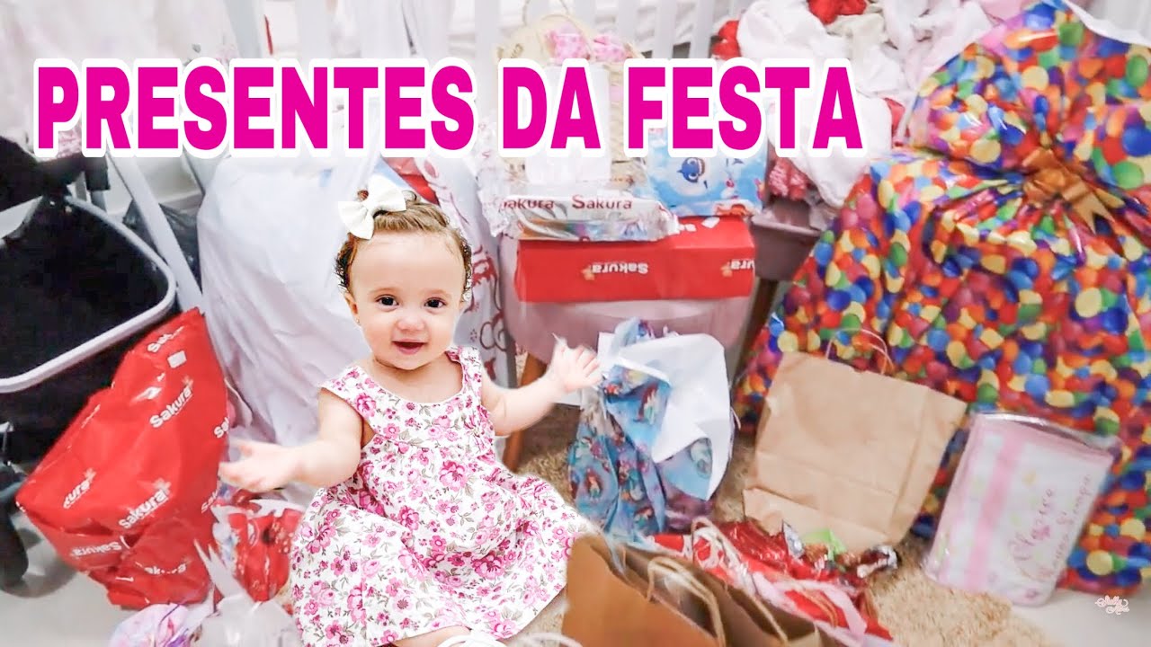 ABRINDO OS PRESENTES DO ANIVERSARIO DA CLARICE DE 1 ANINHO | Stella Alves ★