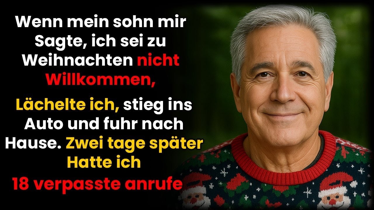 Mein Sohn sagte, er erwarte mich nicht zu Weihnachten – also stoppte ich die Hypothekenzahlung