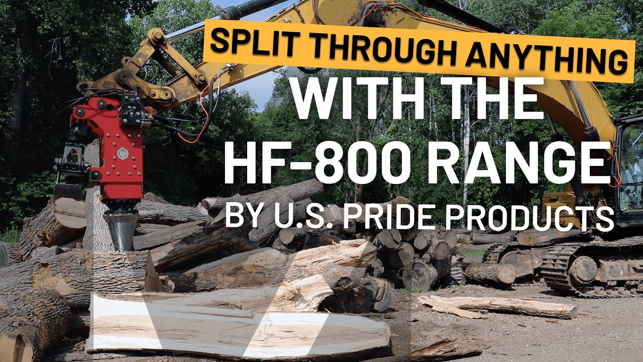 The Ultimate Log Splitter: The HF-800 cone from U.S. Pride Products
