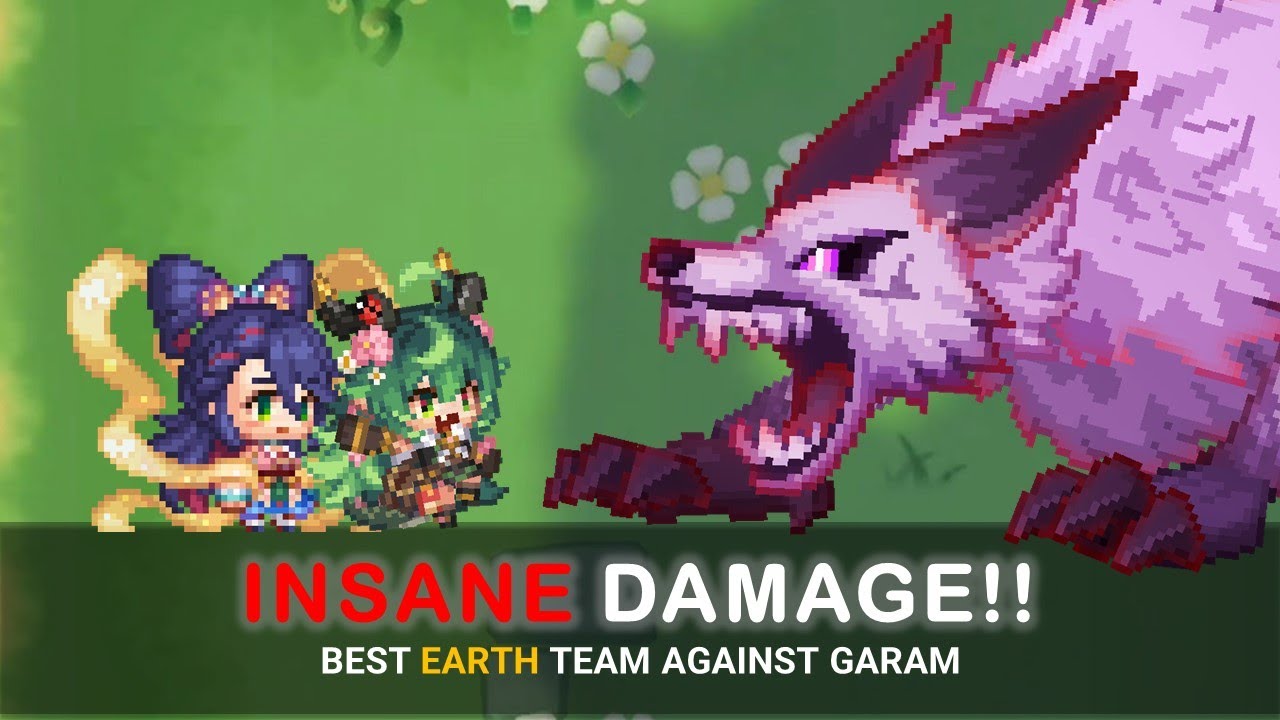 [Guardian Tales] Best Dabin Mono Earth Team on Garam | GR85 New Morning