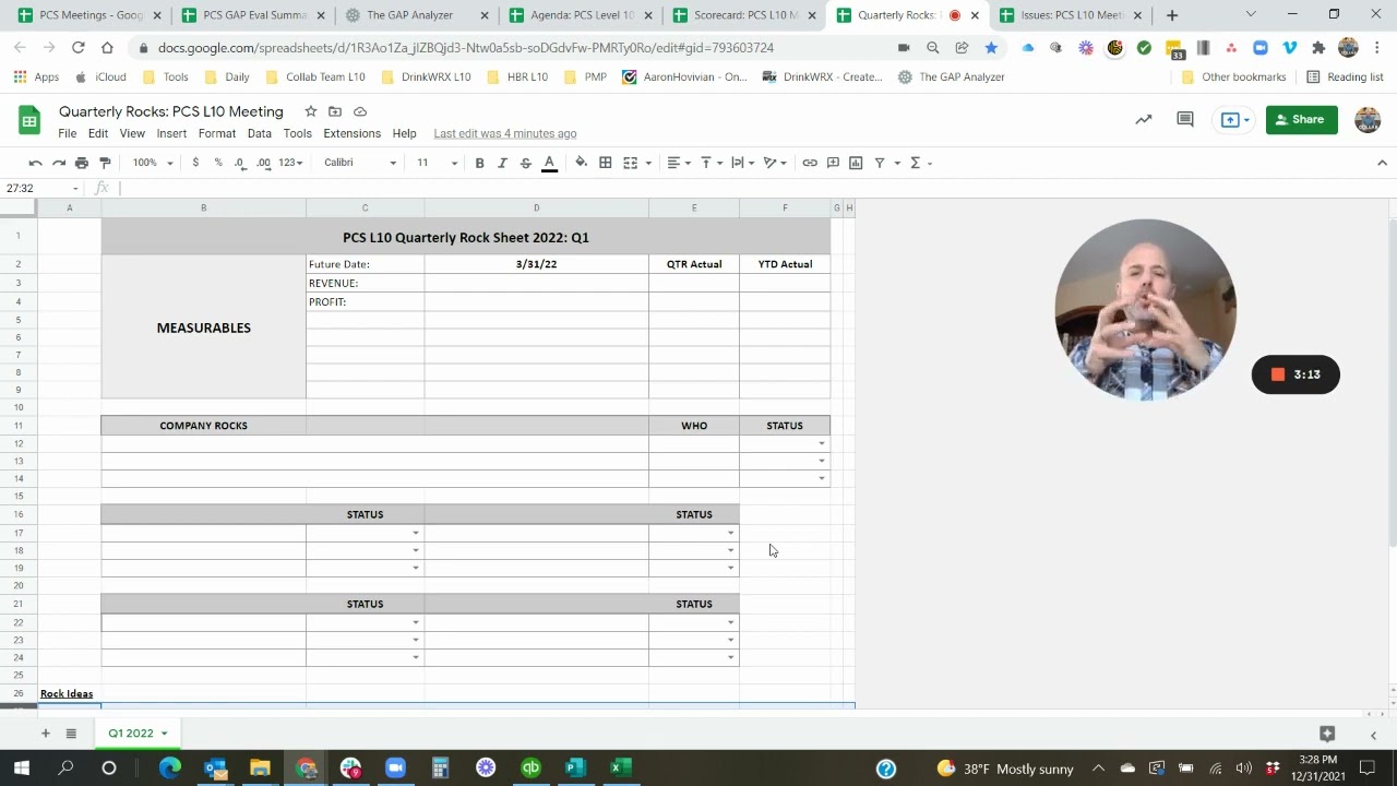EOS Level 10 Meeting The Collab Team Format
