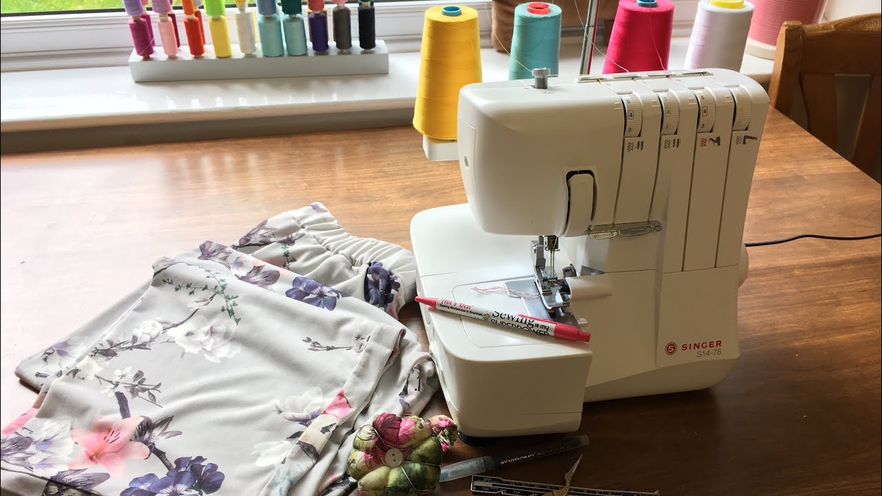 Very Easy Lounge Pants On Singer Overlocker | Abi’s Den ✂️🧵🌸