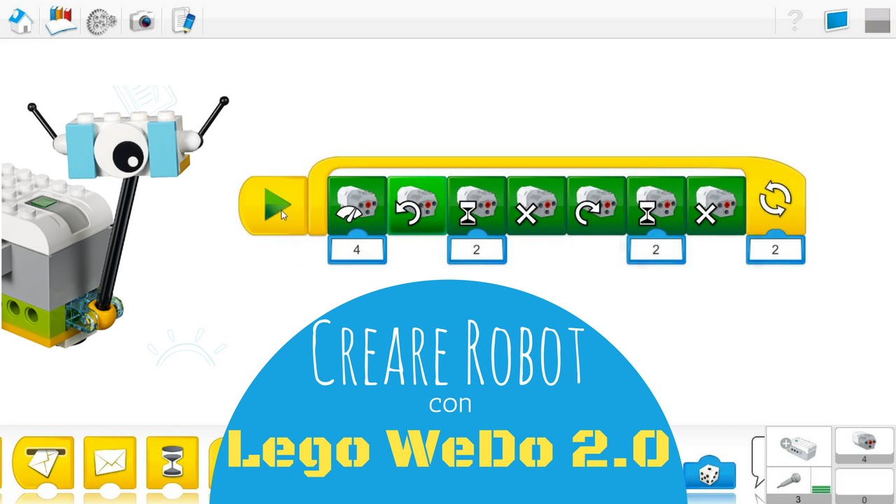 Creare e programmare robot con Lego WeDo 2.0
