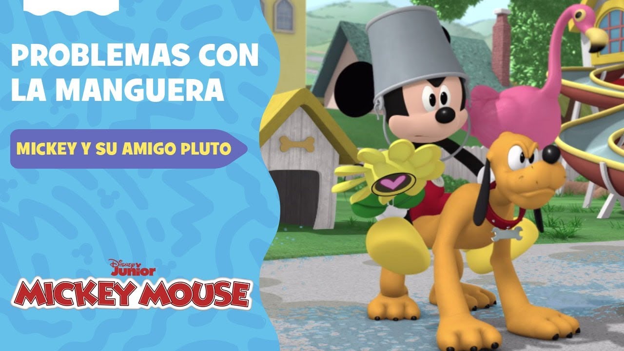 Mickey Mouse y su amigo Pluto | Problemas con la manguera
