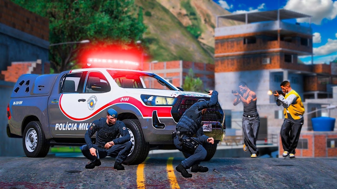 POLICIA EM PERSEGUIÇAO FORÇA TATICA GRATP