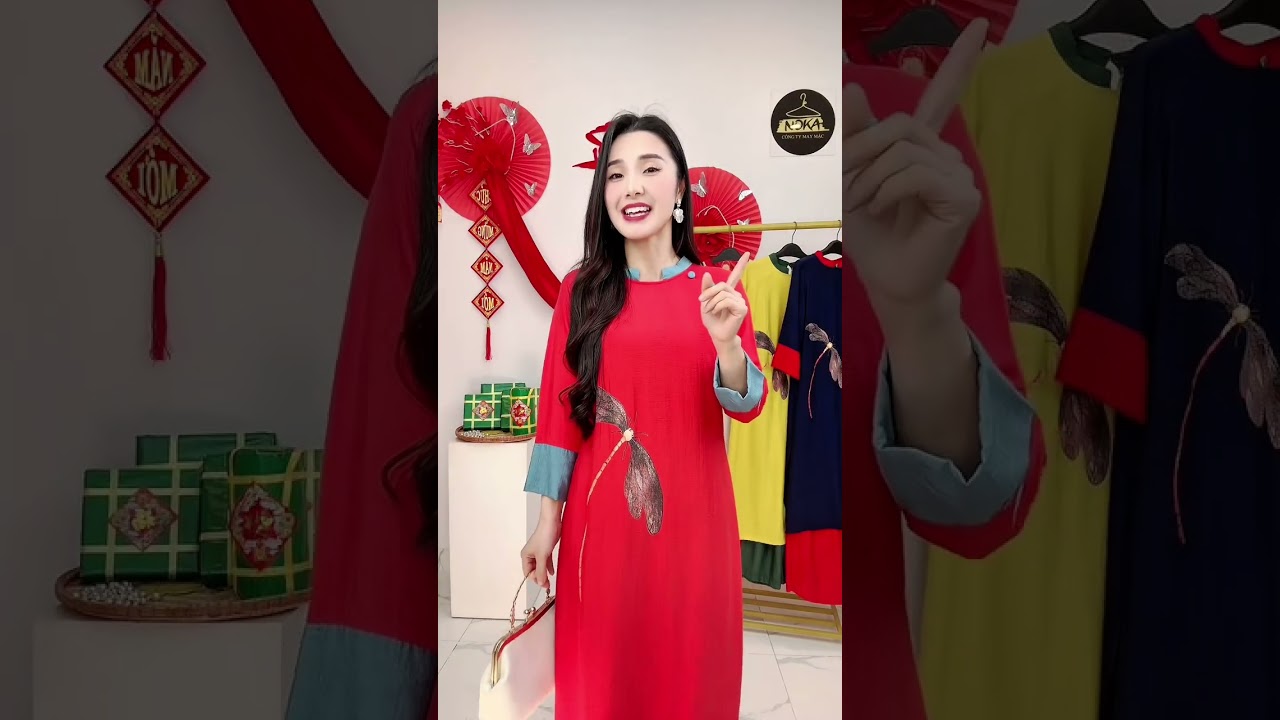 [255K/SET] ÁO DÀI ĐŨI TƠ CHUỒN CHUỒN AD75 NOKA|Đặt hàng ☎️035.272.4567
