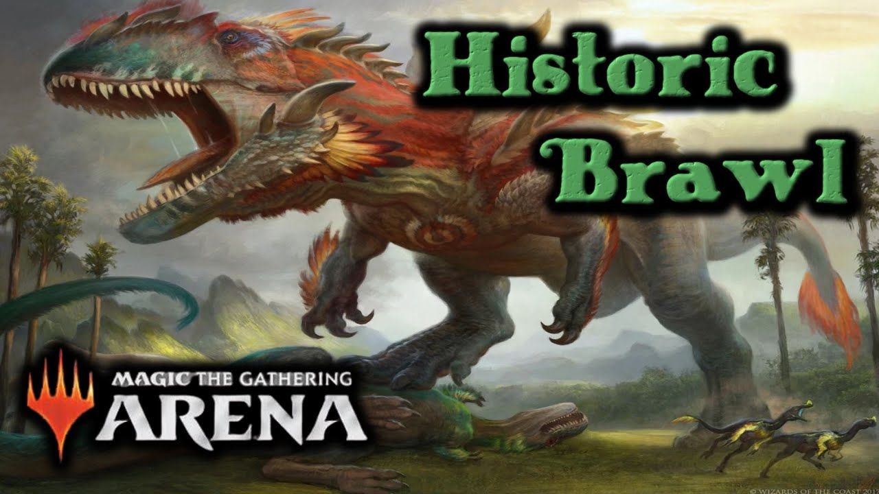 HISTORIC COMMANDER BRAWL | Gishath Sun's Avatar | Naya Dinosaurs| D&D Forgotten Realm | MTG Arena