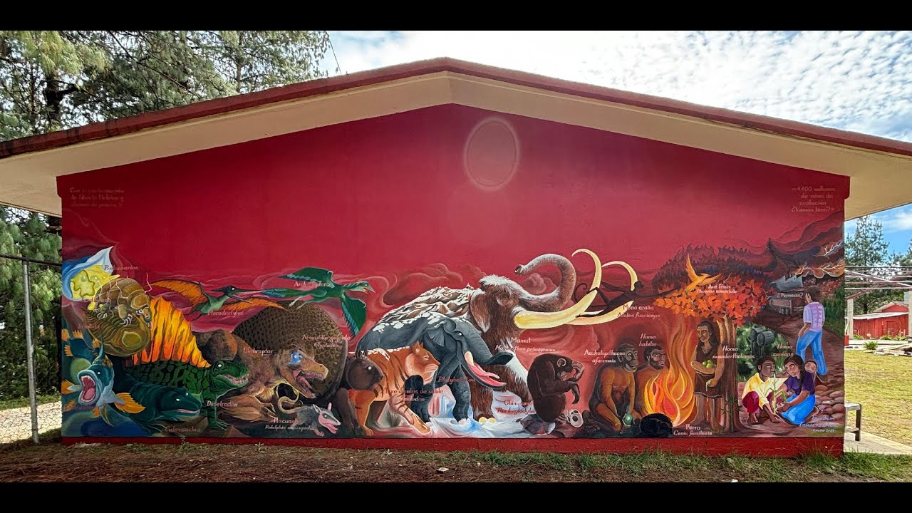 Mural: 4,400 millones de años de evolución ¿Vamos bien?