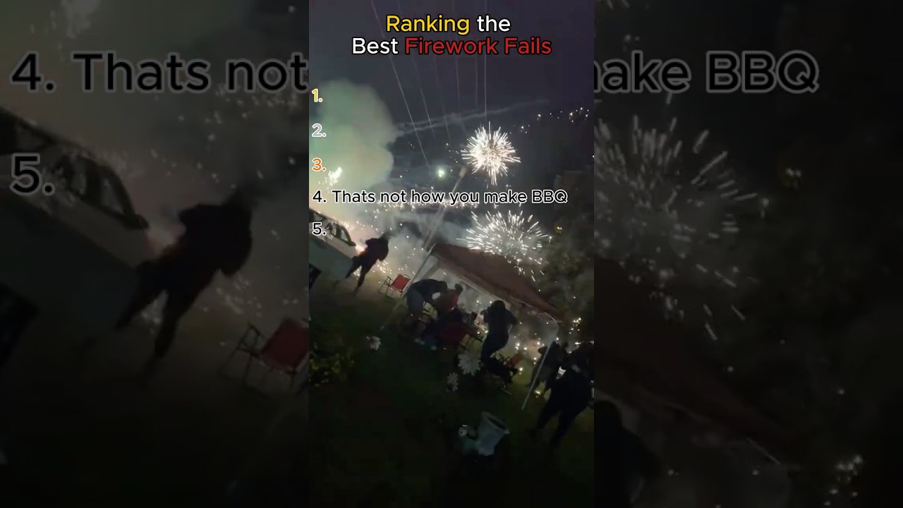 Top Firework Fails 😭😭