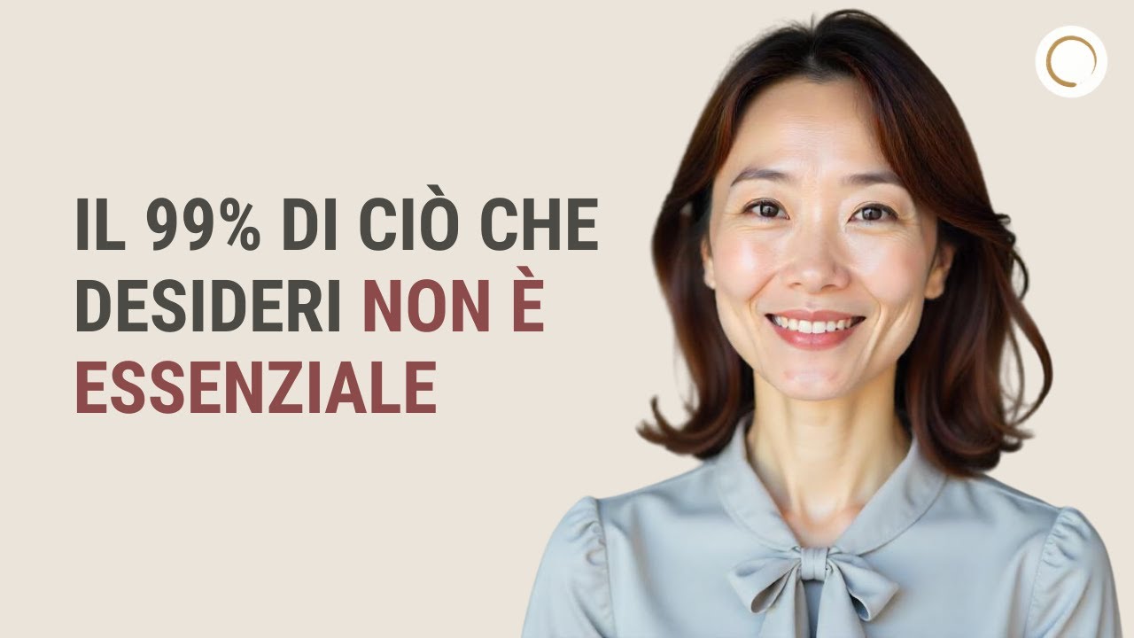 Il minimalismo non riguarda l'avere meno, ma il non comprare ciò che non ha senso