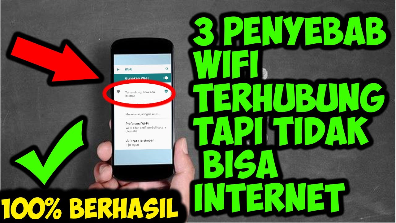 Penyebab & Cara Mengatasi Wifi Terhubung tapi Tidak Bisa Internet - Kalian Wajib Tau Nih!!