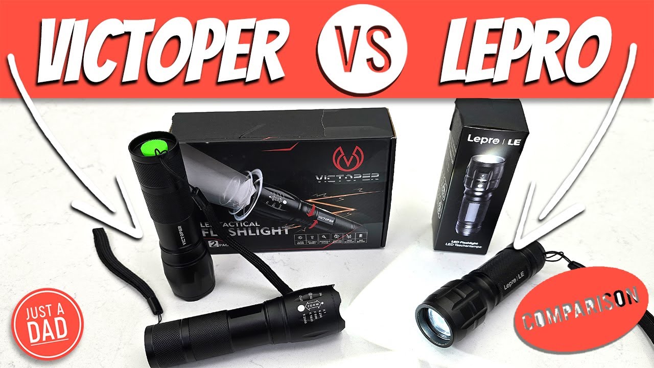 Victoper vs Lepro Lighting EVER LED LE1000 Flashlight COMPARISON