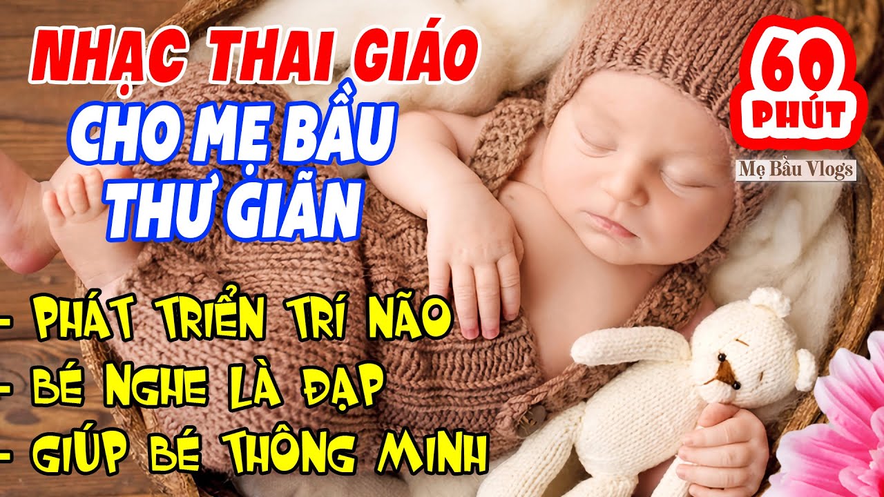 Nhạc Thai Giáo Cho Bà Bầu và Thai Nhi Từ 0-9 Tháng - Nhạc Cho Bé Ngủ Ngon Thông Minh Bé Nghe Là Đạp