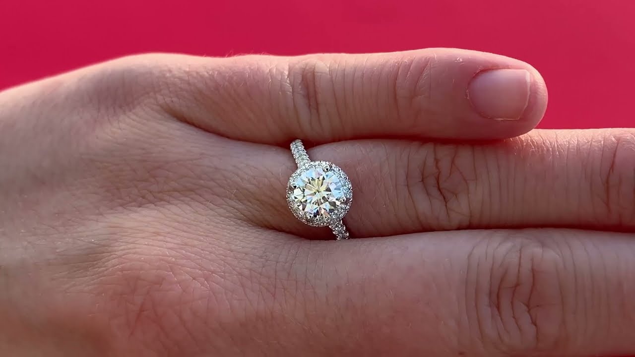 James Allen FALLING EDGE PAVE Diamond Engagement Ring REVIEW
