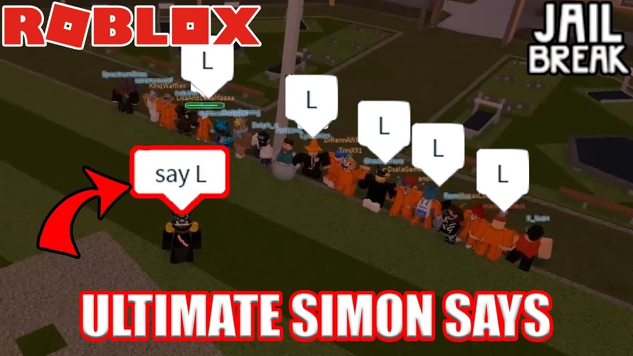 CRAZIEST Simon Says in Roblox Jailbreak