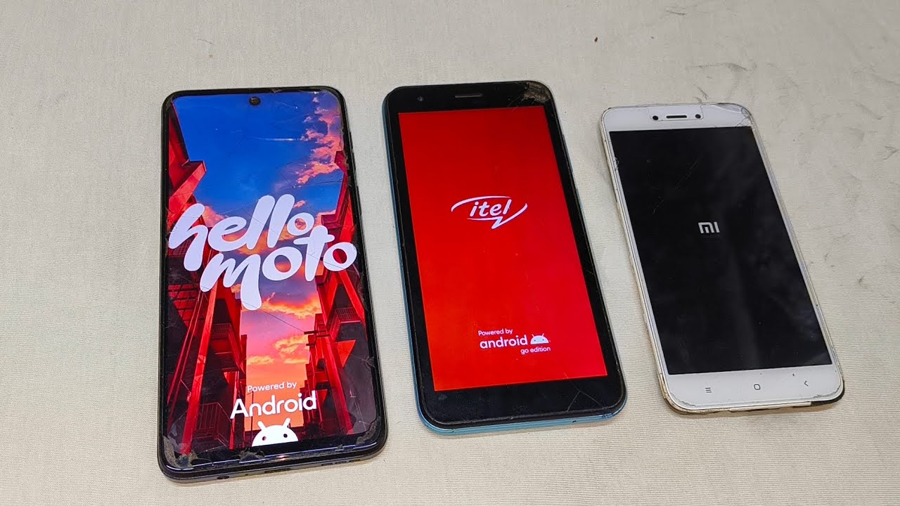 Motorola G54 vs Itel A27 vs Redmi 5A Reboot Speed Test