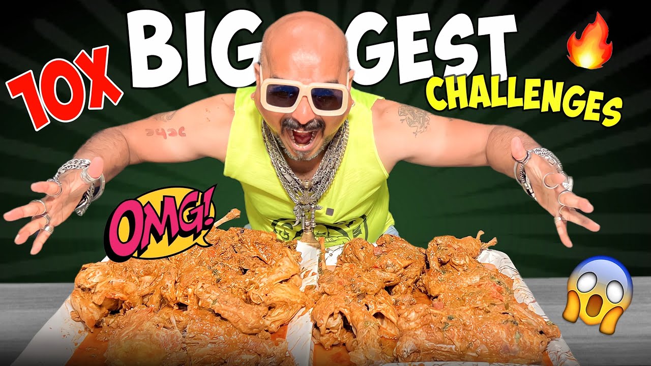 10X Desi Murgi Eating | Ulhas Kamathe | Chicken Leg Piece