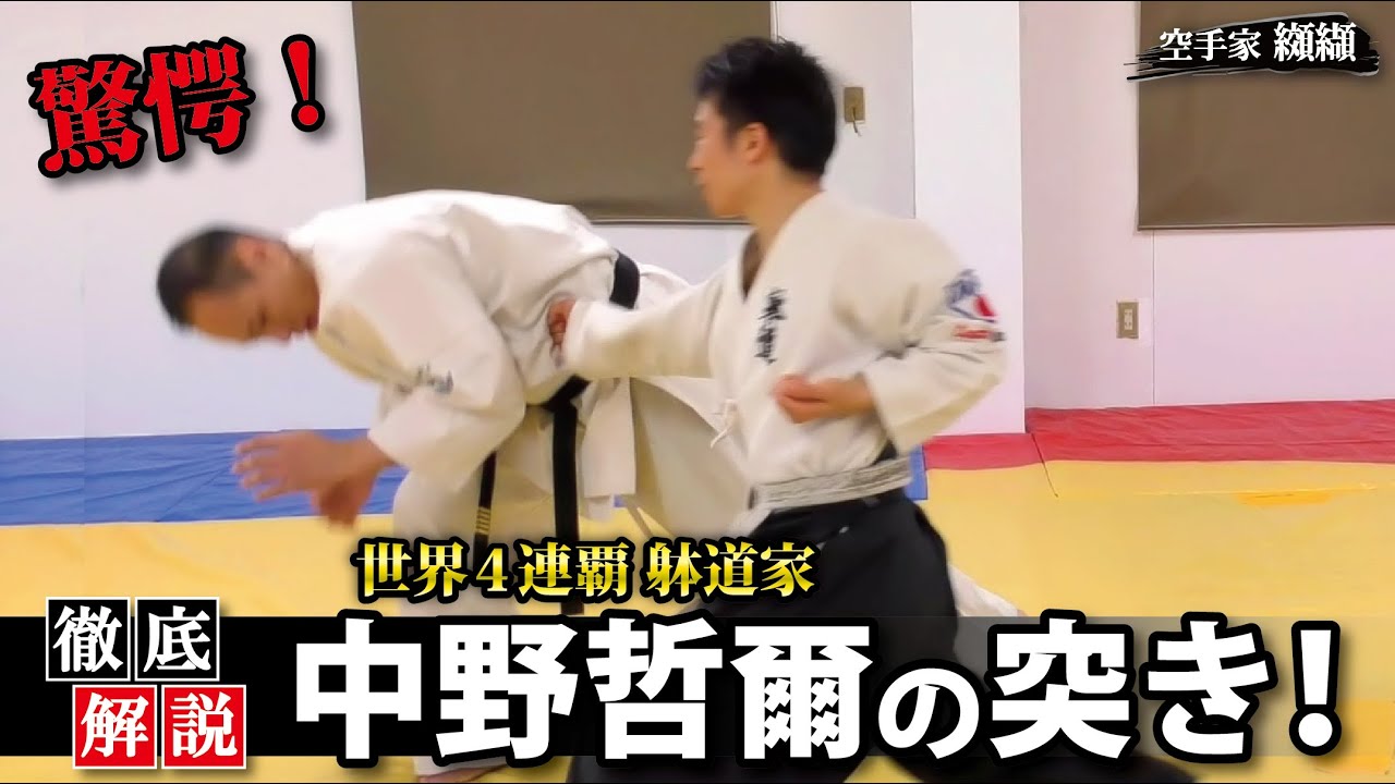 遂に公開！「躰道世界大会４連覇」中野哲爾の突き技解説！