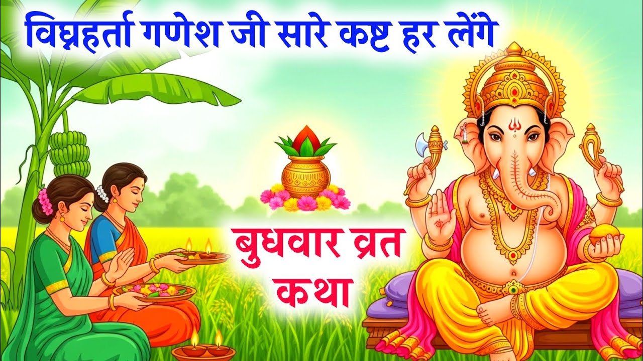 बुधवार के दिन गणेश जी की कथा अवश्य सुनें | Budhwar vrat Katha | Ganesh ji ki katha | Bhakti video 